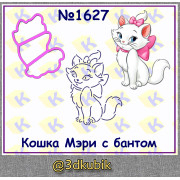 Кошка Мэри с бантом 1627