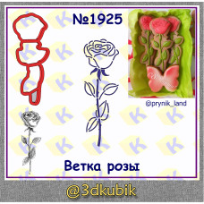 Ветка розы 1925