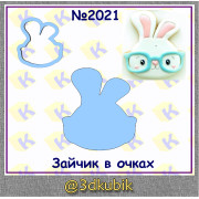 Зайчик в очках 2021