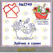 Заяц  в санях 2749