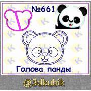 Голова панды 661